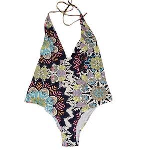 H&M Floral Print One Piece Swimsuit
